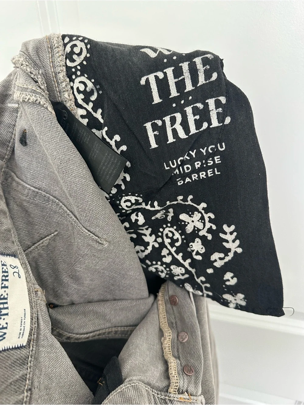 We The Free Lucky You Mid-Rise Barrel Jeans - Picture 5 of 6